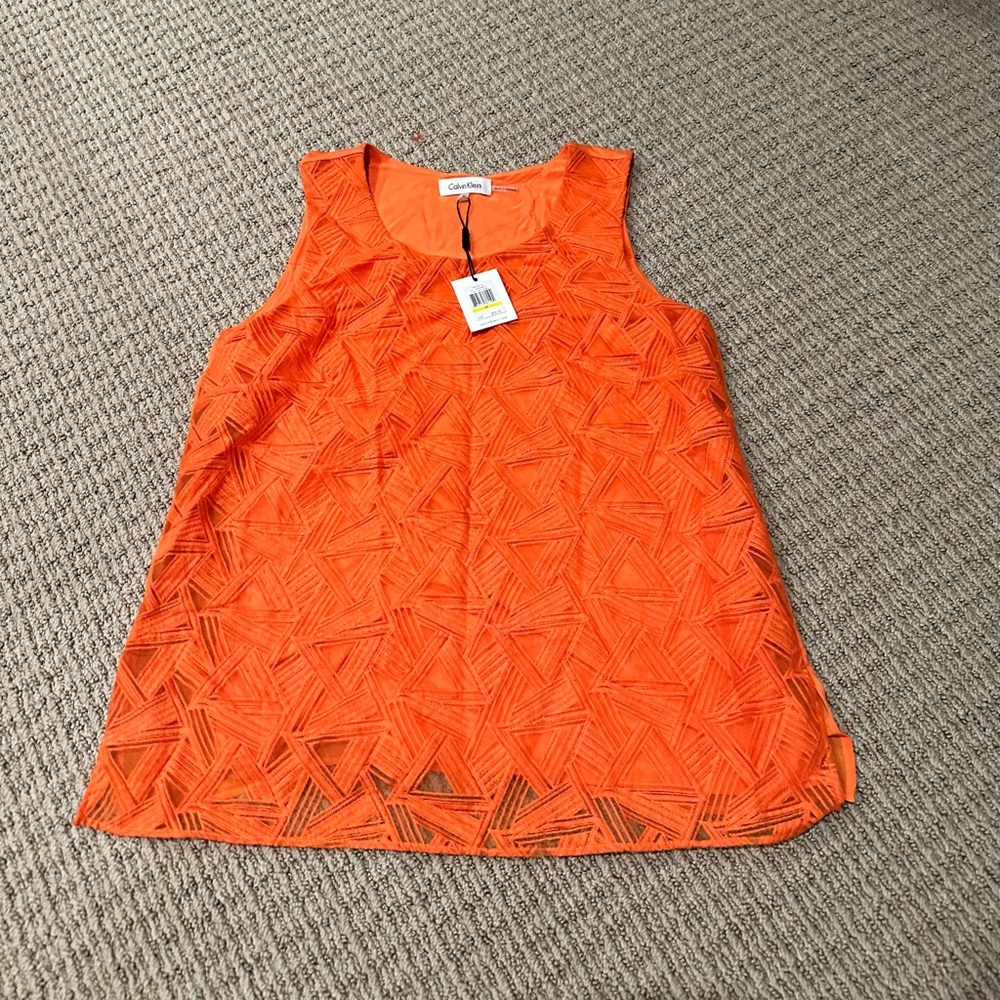 Calvin Klein orange top